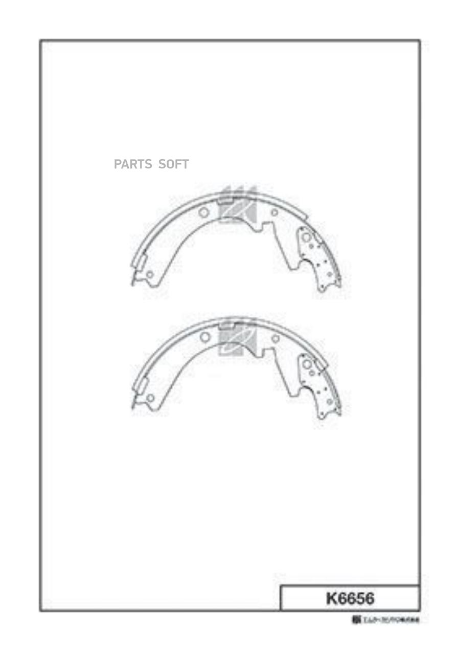 Тормозные колодки Kashiyama k6656