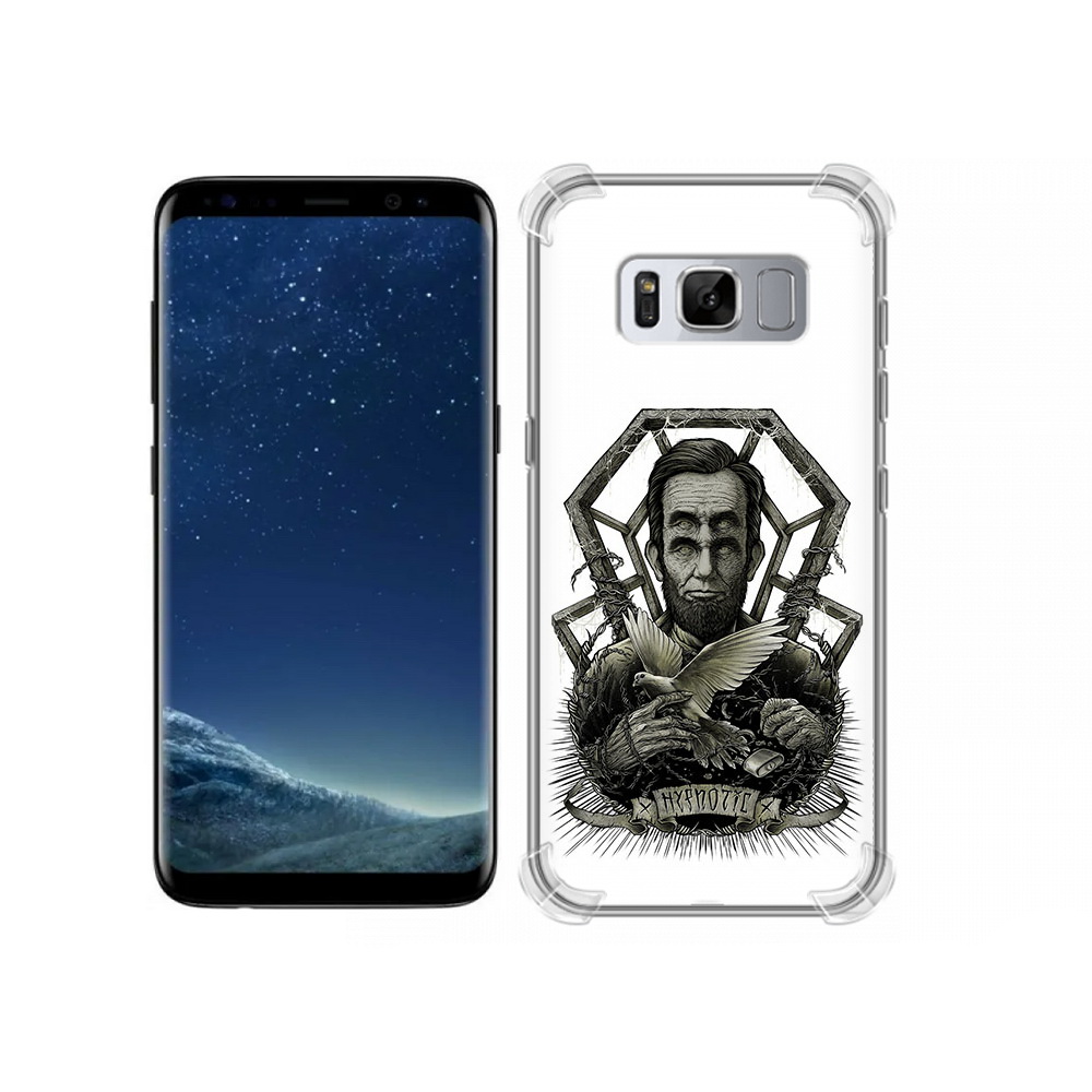 

Чехол MyPads Tocco для Samsung Galaxy S8 франклин абстракция (PT62300.601.662), Прозрачный, Tocco