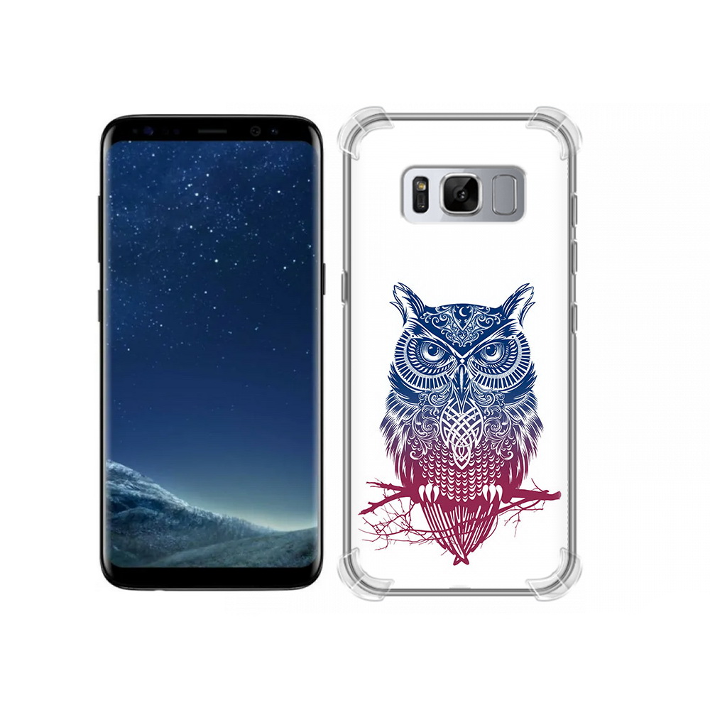 

Чехол MyPads Tocco для Samsung Galaxy S8 хиппи сова (PT62300.601.664), Прозрачный, Tocco