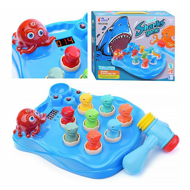 

Настольная электронная игра Knock Sharks Стучалка