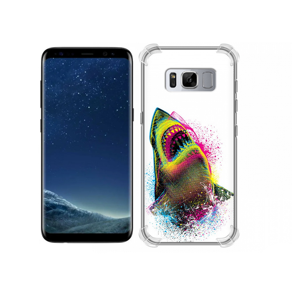 

Чехол MyPads Tocco для Samsung Galaxy S8 челюсти-2 (PT62300.601.674), Прозрачный, Tocco