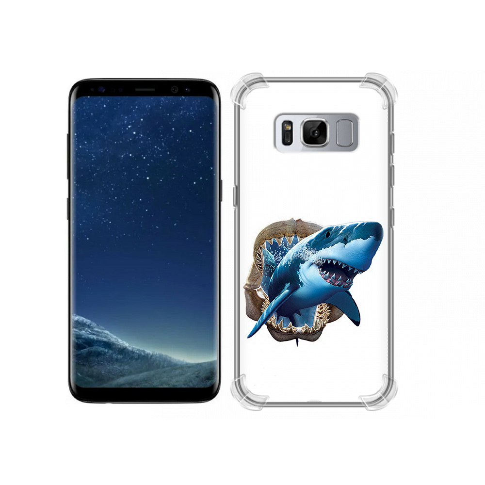 

Чехол MyPads Tocco для Samsung Galaxy S8 челюсти (PT62300.601.675), Прозрачный, Tocco