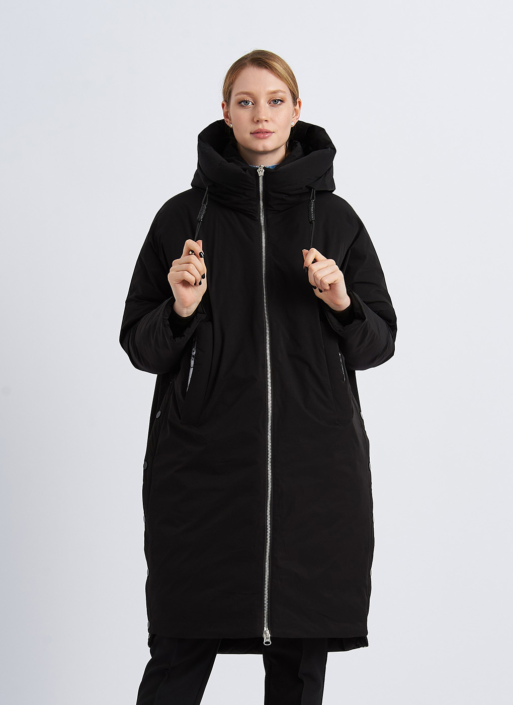 

Пальто женское Britt 64840 черное 46 RU, Черный, 64840