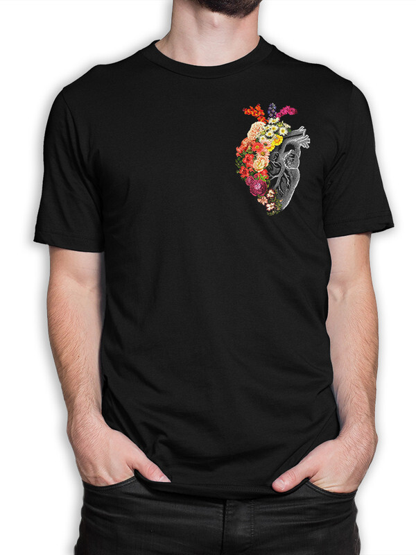 

Футболка мужская DreamShirts Studio Цветочное Сердце 025-flowerheart-2 черная M, Черный, Цветочное Сердце 025-flowerheart-2