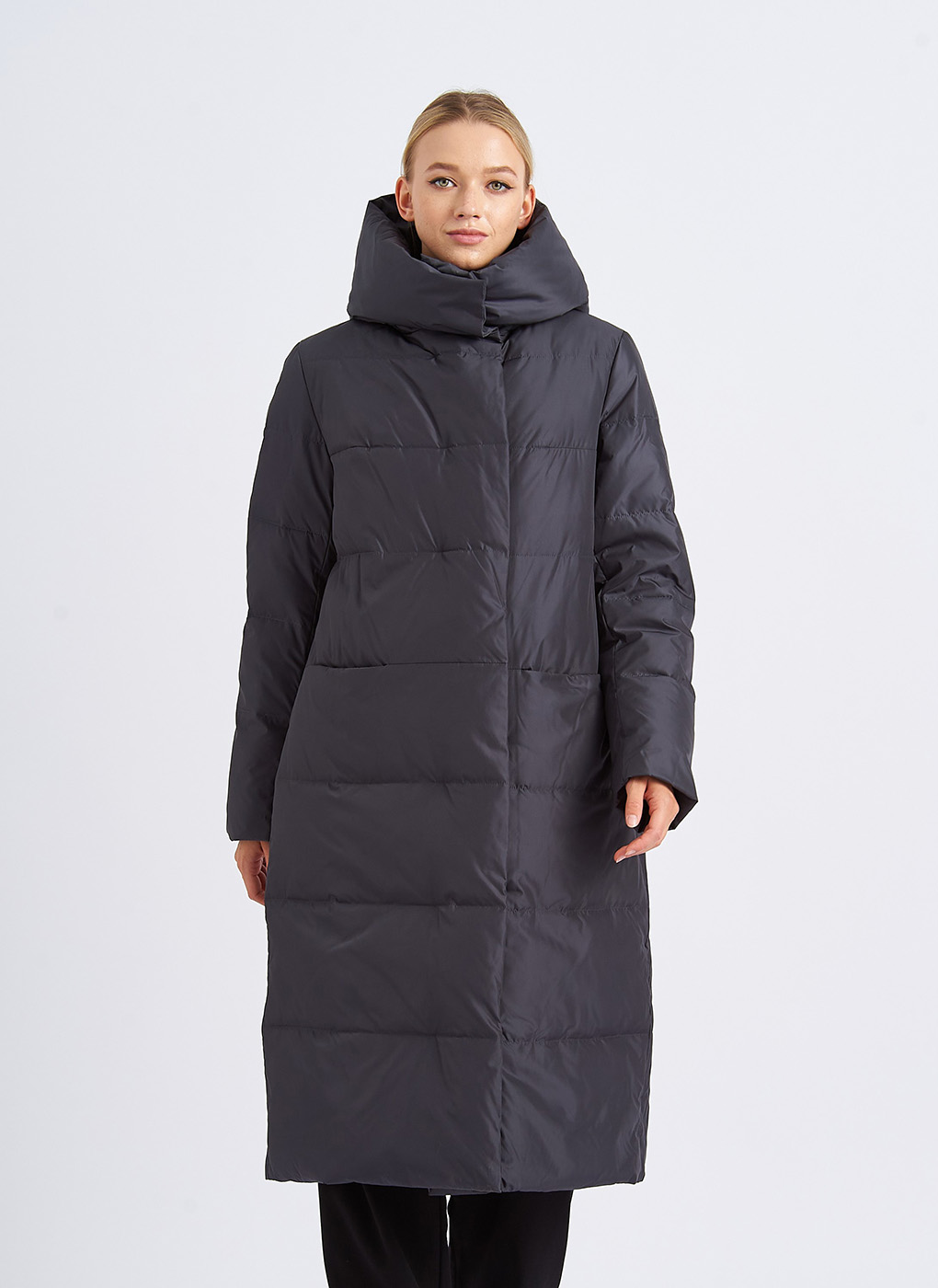 Пальто женское Napoli 65006 черное 48 RU
