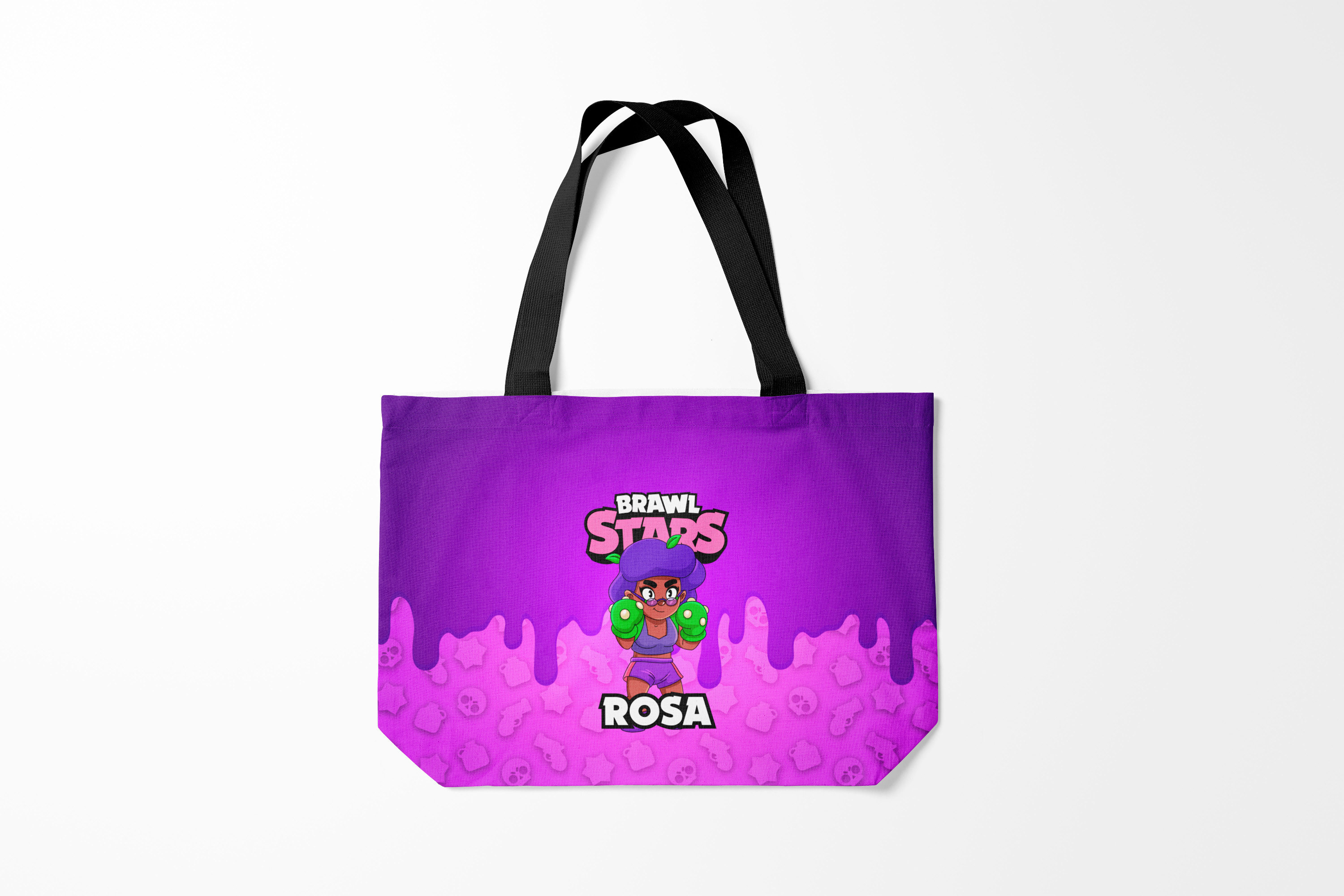 

Сумка шoппер унисекс Burnettie Brawl Stars ROSA, фиолетовый, Brawl Stars ROSA