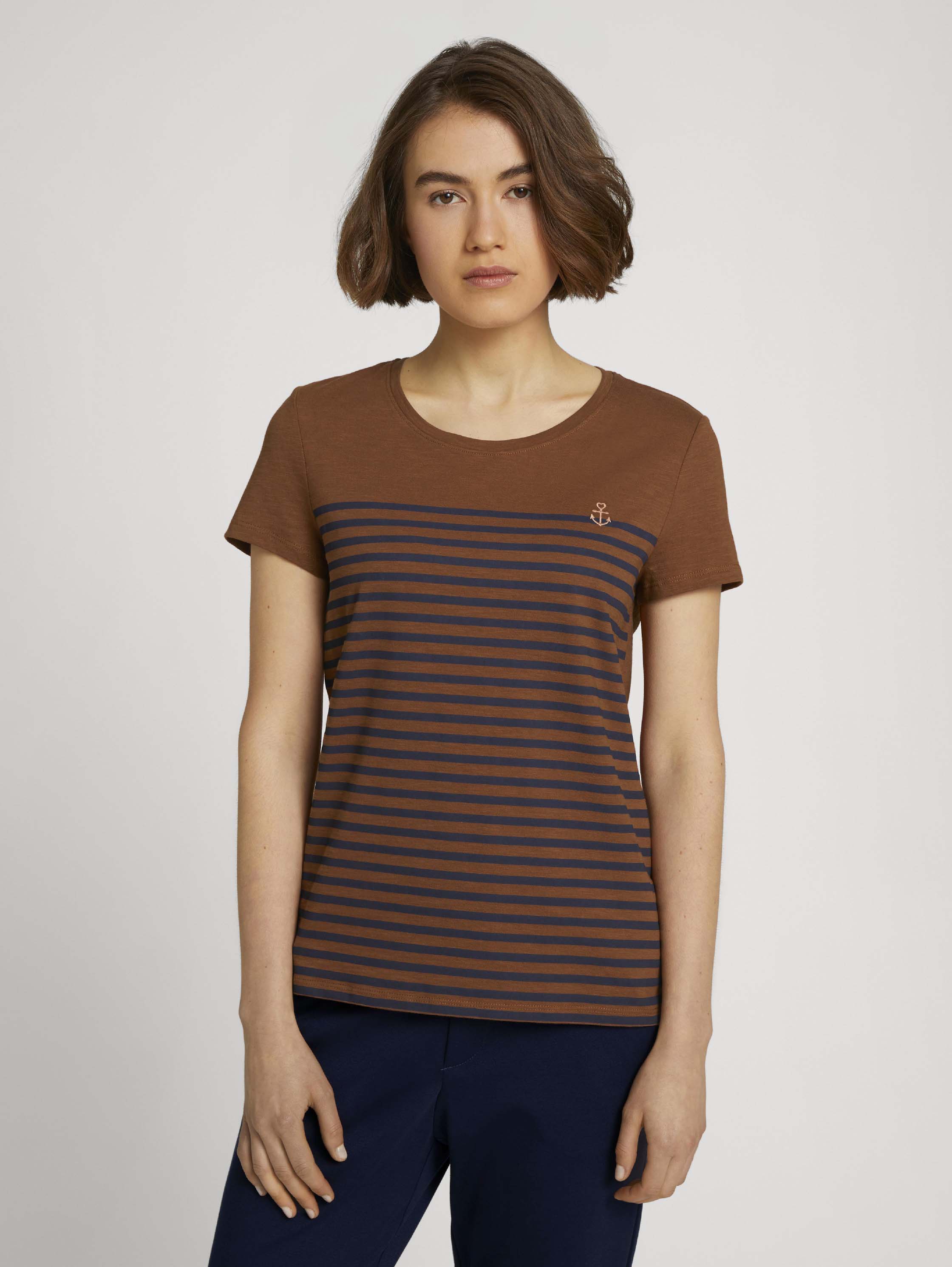 

Футболка женская TOM TAILOR 1024961 коричневая L, 1024961