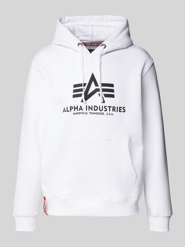 Худи мужское Alpha Industries 178312 белое S