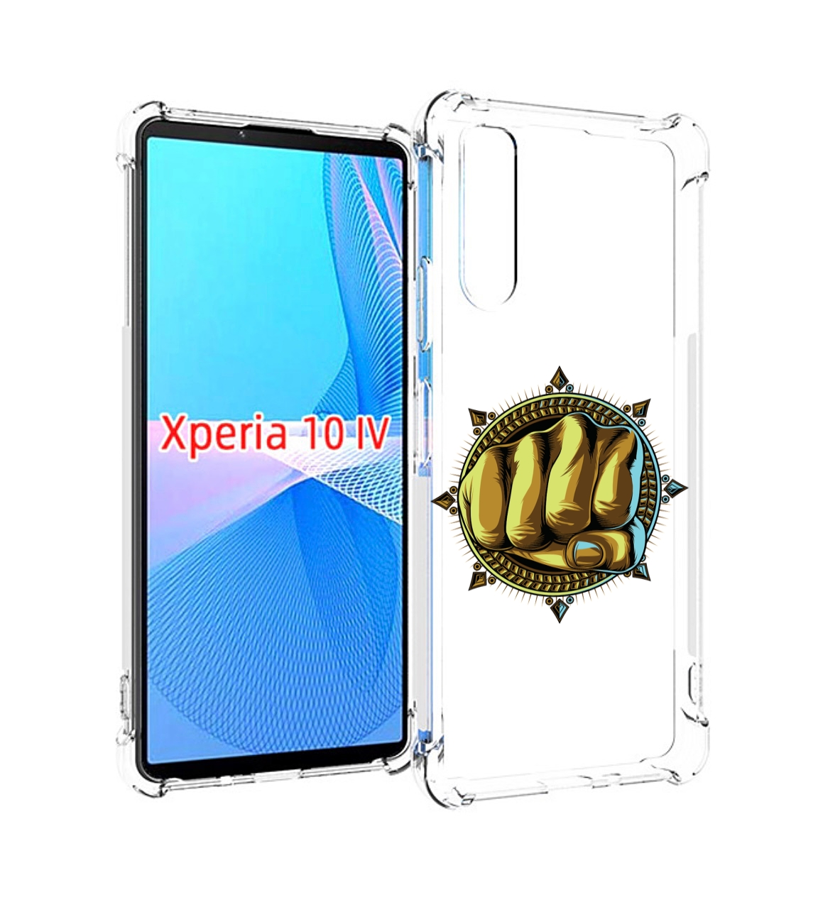 

Чехол MyPads кулак для Sony Xperia 10 IV (10-4), Прозрачный, Tocco