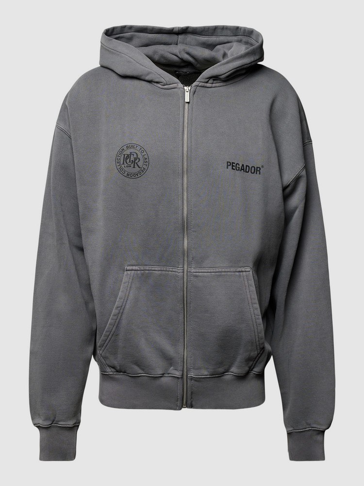 

Толстовка мужская PEGADOR 6022051 серая XXL, Серый, 6022051
