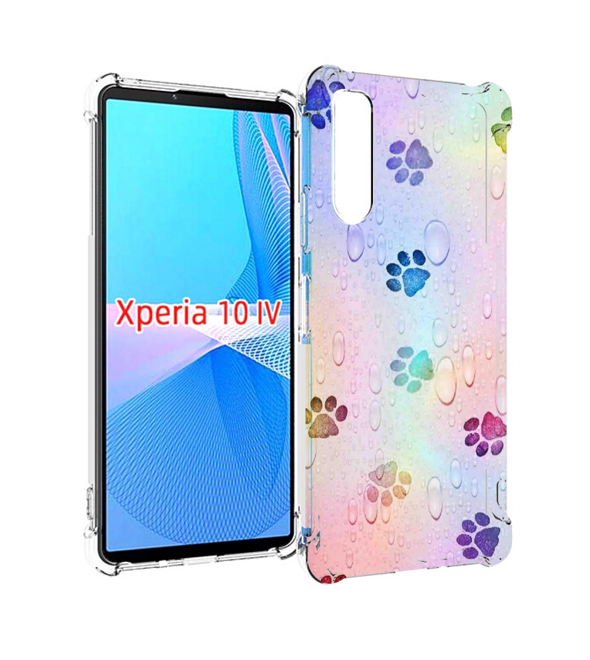 

Чехол MyPads лапки для Sony Xperia 10 IV (10-4), Прозрачный, Tocco