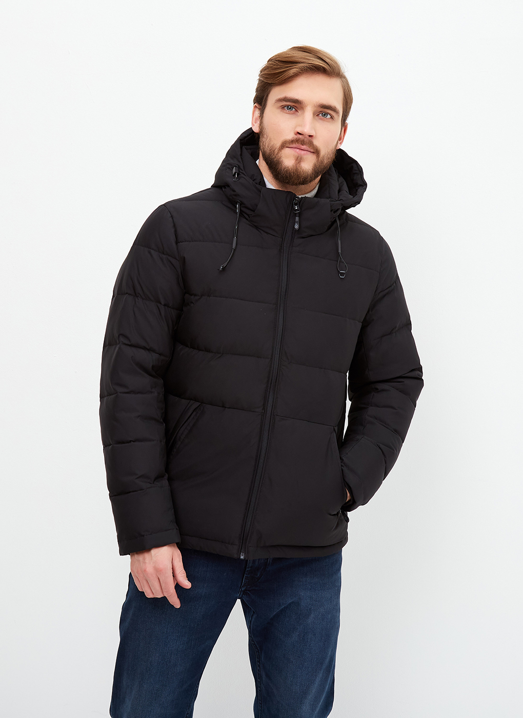 Зимняя куртка мужская Grizman 65178 черная 48 RU