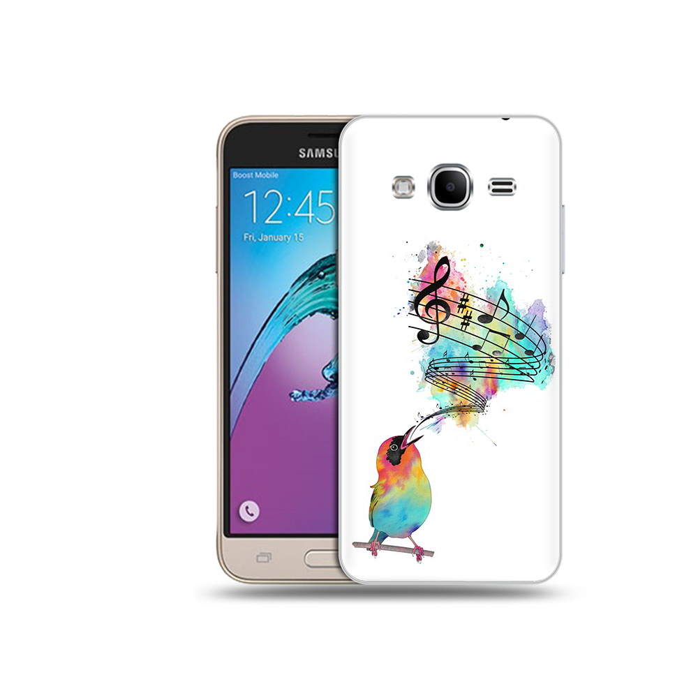 

Чехол MyPads Tocco для Samsung Galaxy J3 (2016) певчая птичка (PT29089.580.536), Прозрачный, Tocco