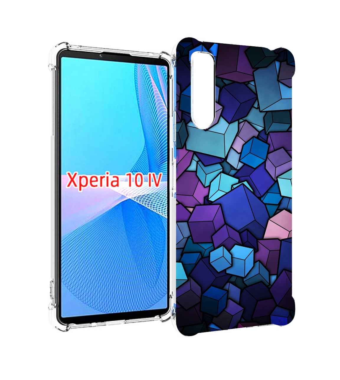 

Чехол MyPads лепестки для Sony Xperia 10 IV (10-4), Прозрачный, Tocco