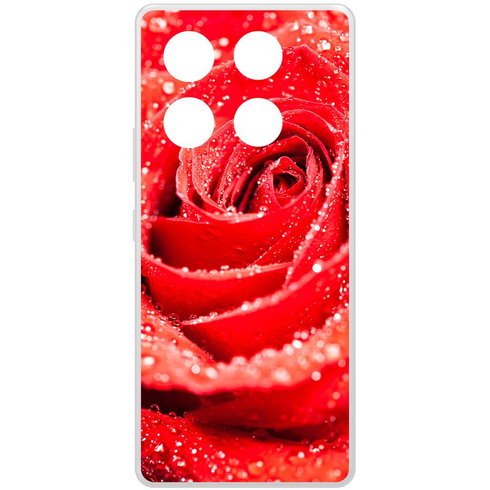 

Чехол-накладка Krutoff Clear Case Роза для INFINIX GT 20 Pro, Прозрачный