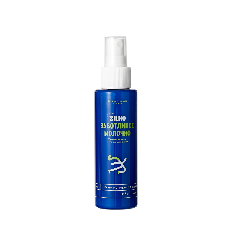 Молочко для волос SILNO заботливое, термозащитное 110 мл silno термозащитное молочко спрей для восстановления волос 110 0