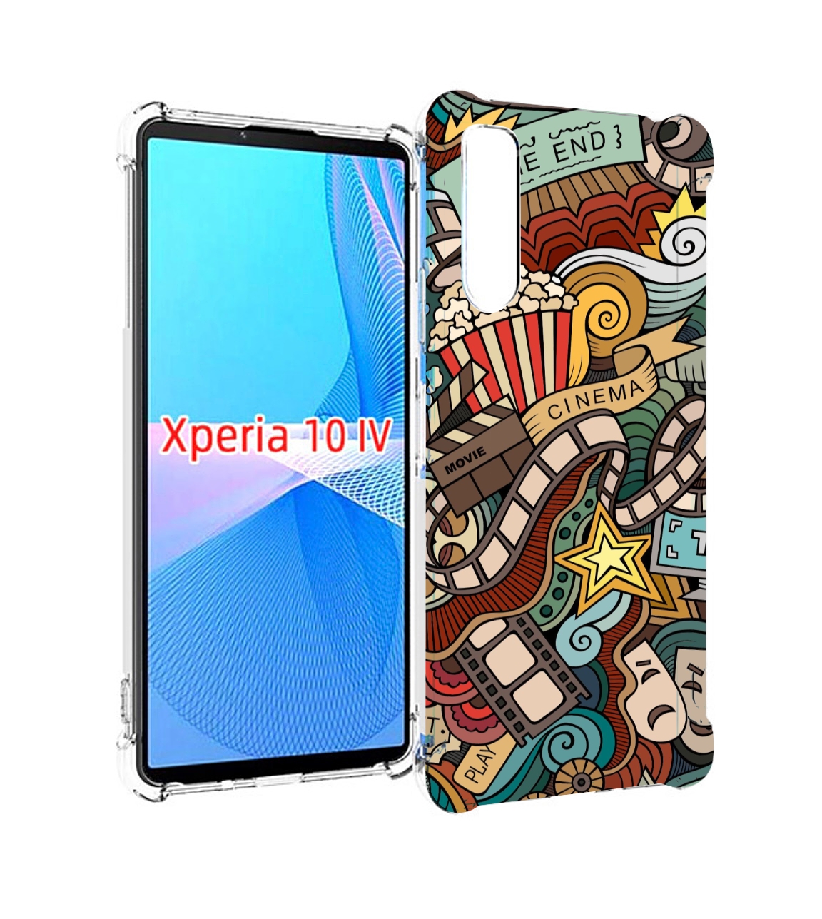 

Чехол MyPads любимое кино для Sony Xperia 10 IV (10-4), Прозрачный, Tocco