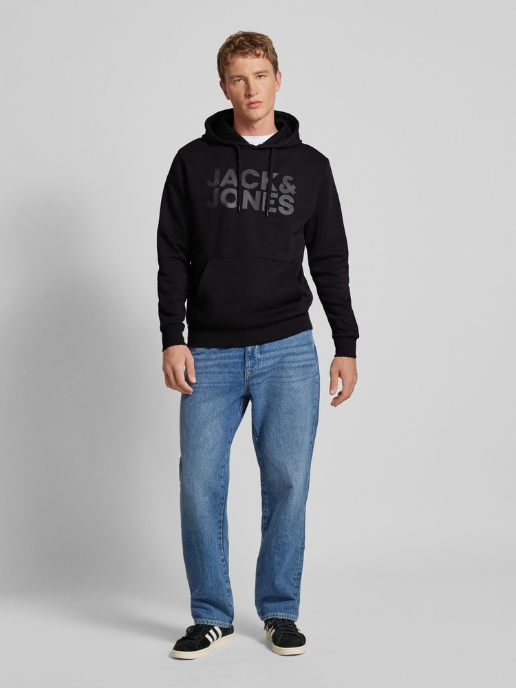 

Худи мужское Jack & Jones 12152840 черное XL, Черный, 12152840