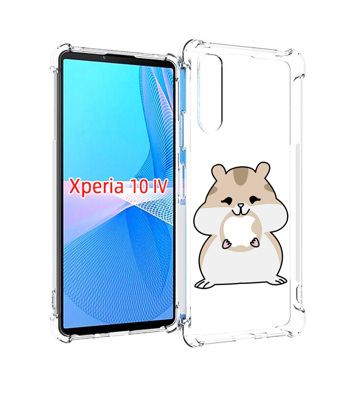 

Чехол MyPads любитель-яблок детский для Sony Xperia 10 IV (10-4), Прозрачный, Tocco