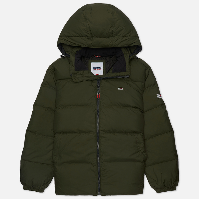 

Пуховик мужской Tommy Jeans DM0DM12171MRZ хаки M, DM0DM12171MRZ