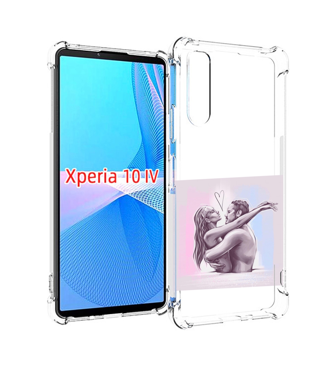 

Чехол MyPads любовные-тела для Sony Xperia 10 IV (10-4), Прозрачный, Tocco
