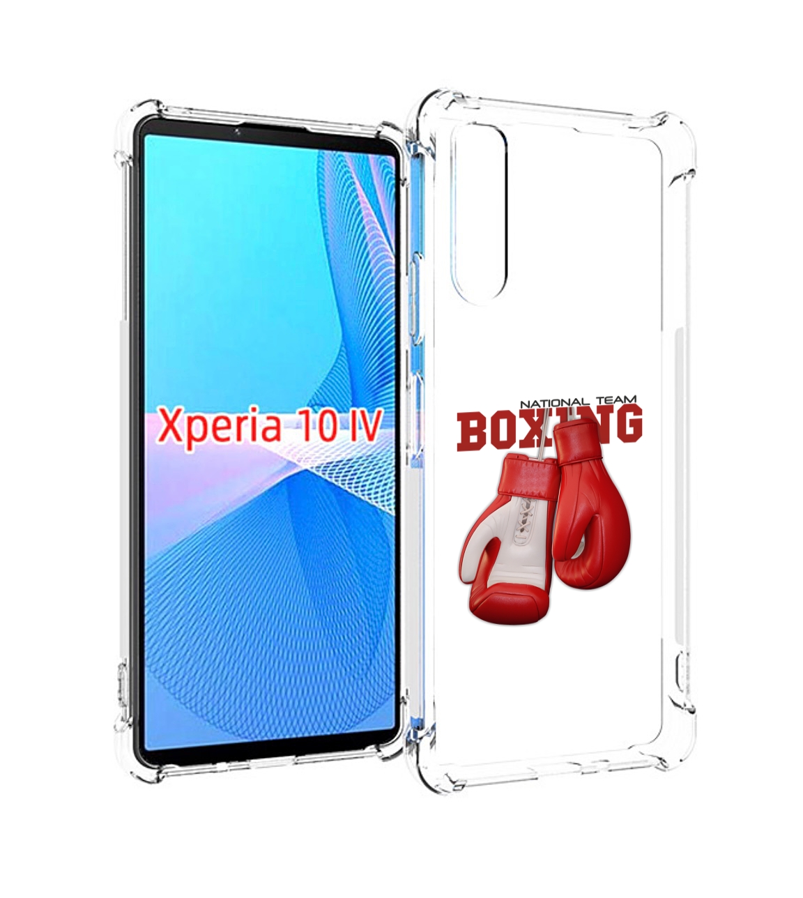 фото Чехол mypads боксерские перчатки для sony xperia 10 iv (10-4)
