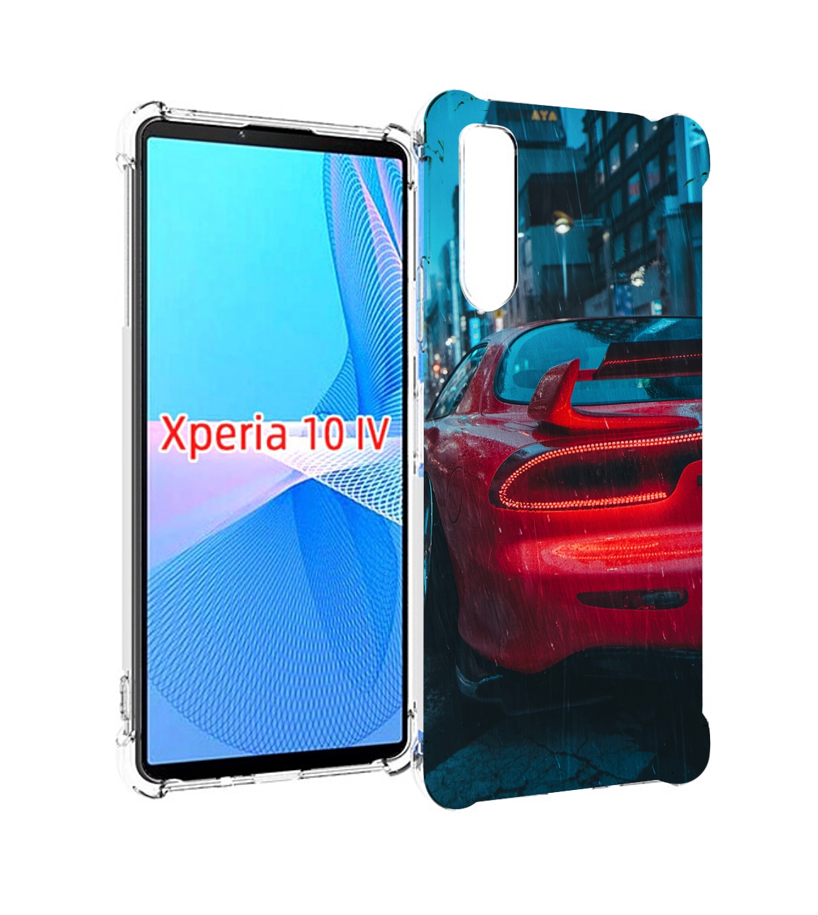 

Чехол MyPads мазда-рх7 для Sony Xperia 10 IV (10-4), Прозрачный, Tocco