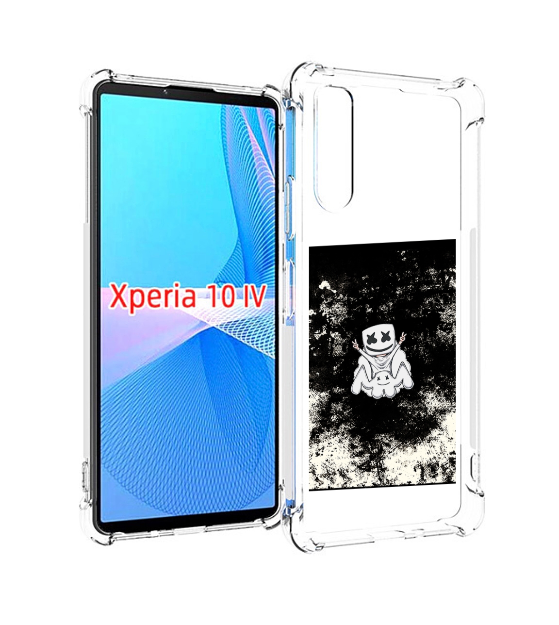 

Чехол MyPads маршмеллоу-френдс для Sony Xperia 10 IV (10-4), Прозрачный, Tocco