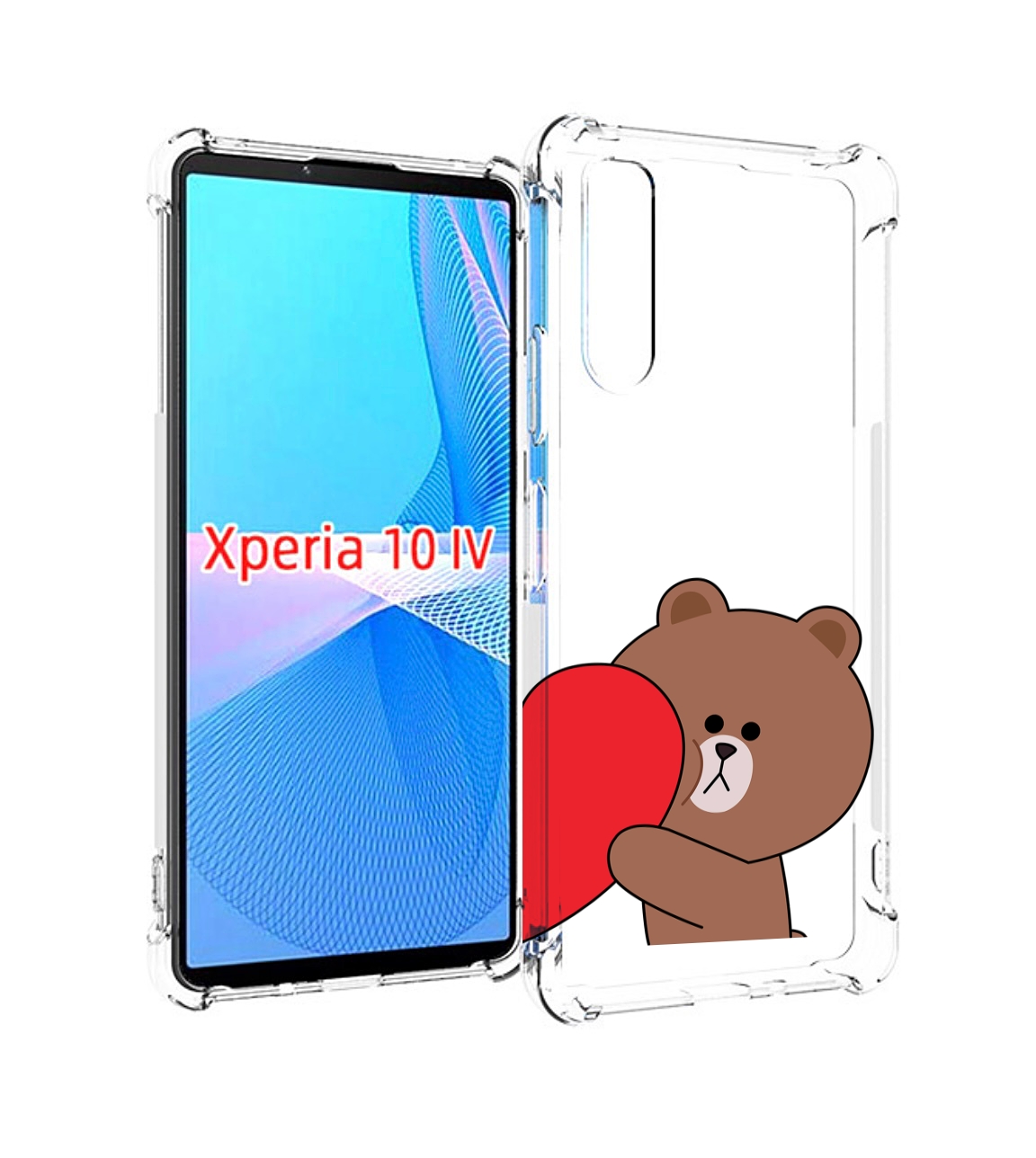 

Чехол MyPads медвежонок детский для Sony Xperia 10 IV (10-4), Прозрачный, Tocco