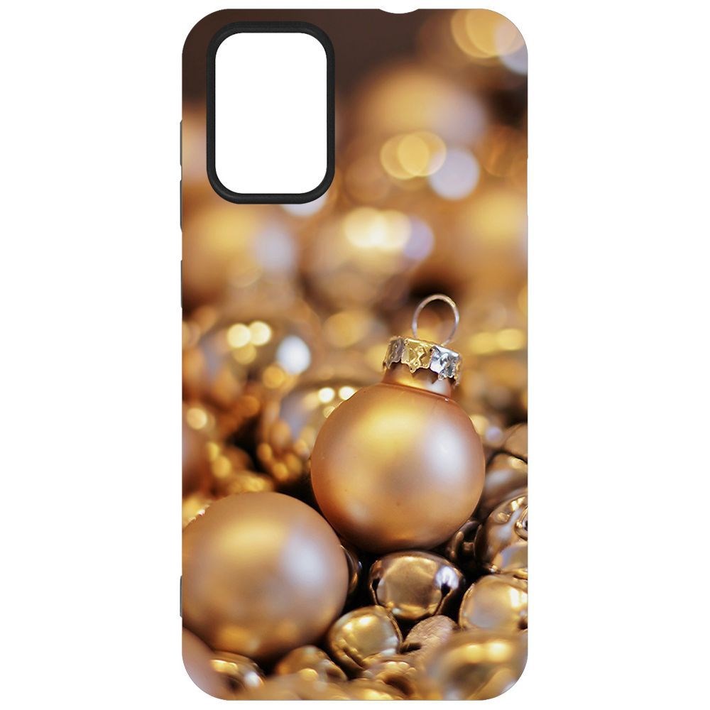 

Чехол-накладка Krutoff Софт Кейс Золотые игрушки для ZTE Blade L9 черный