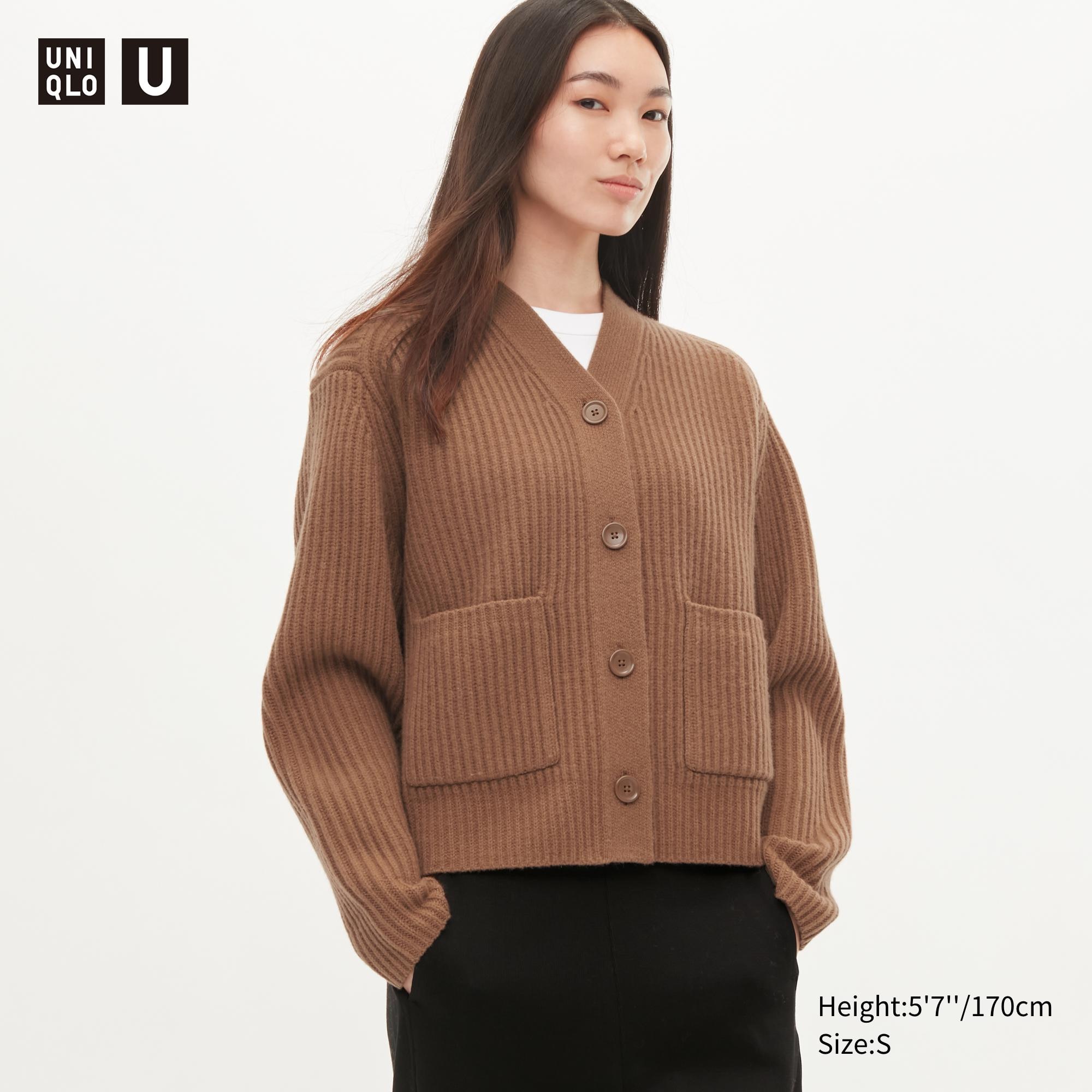 

Кардиган женский UNIQLO 451724COL35 коричневый S (доставка из-за рубежа), 451724COL35