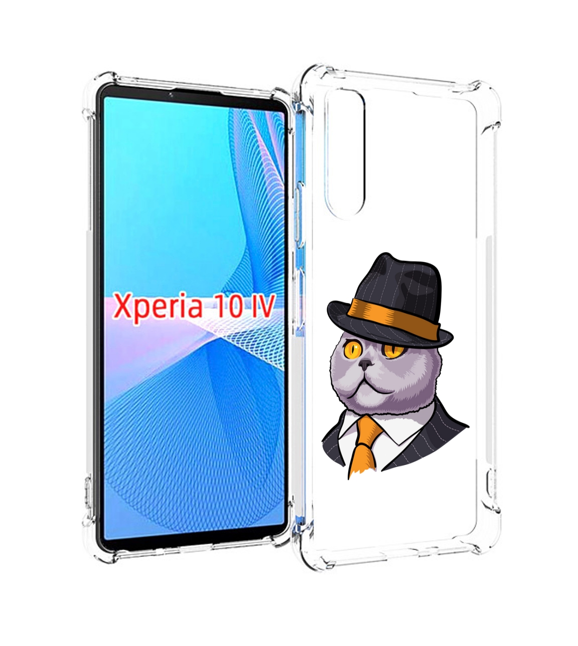 

Чехол MyPads британец для Sony Xperia 10 IV (10-4), Прозрачный, Tocco