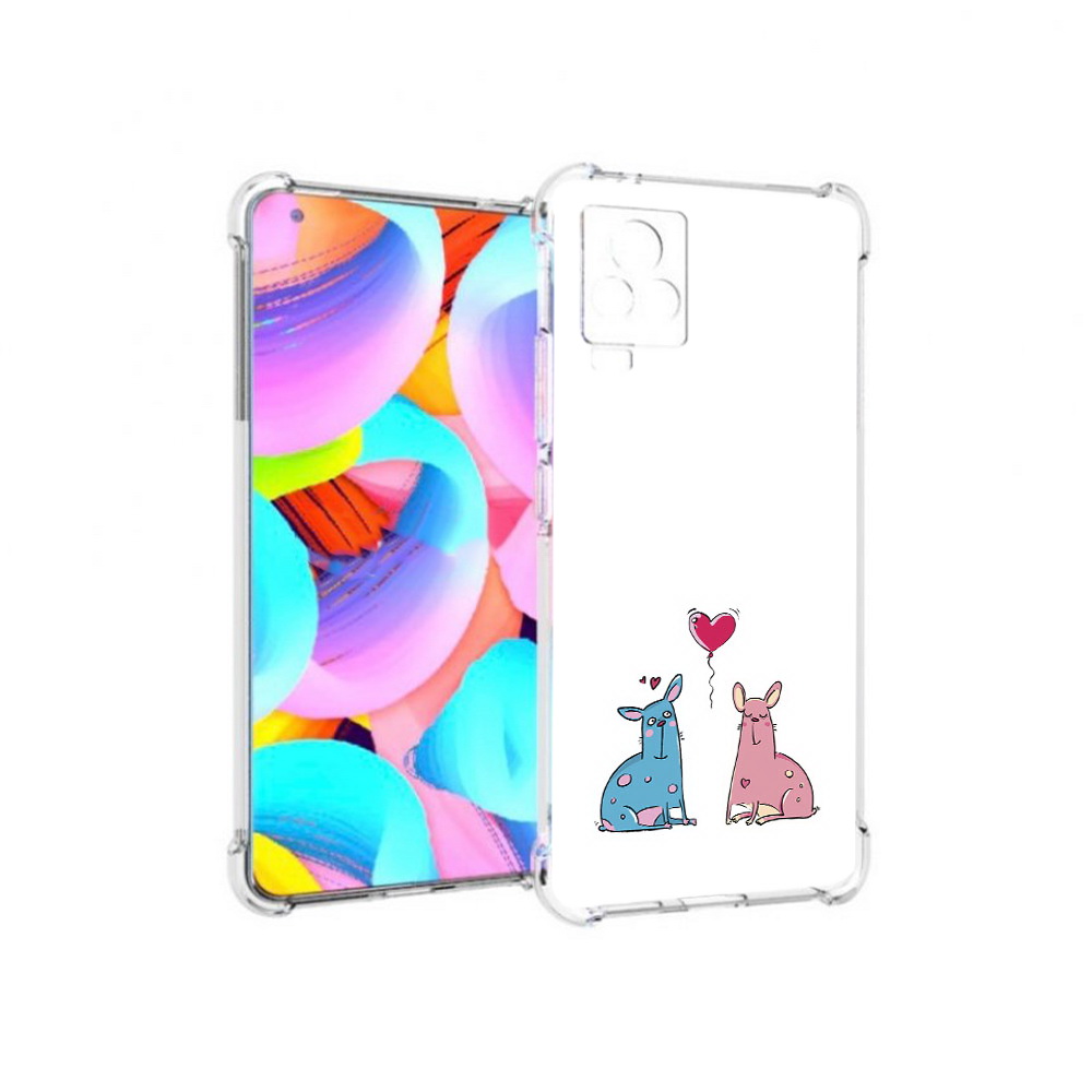 

Чехол MyPads Tocco для Vivo IQOO 7 Лама любовь (PT226958.415.102), Прозрачный, Tocco