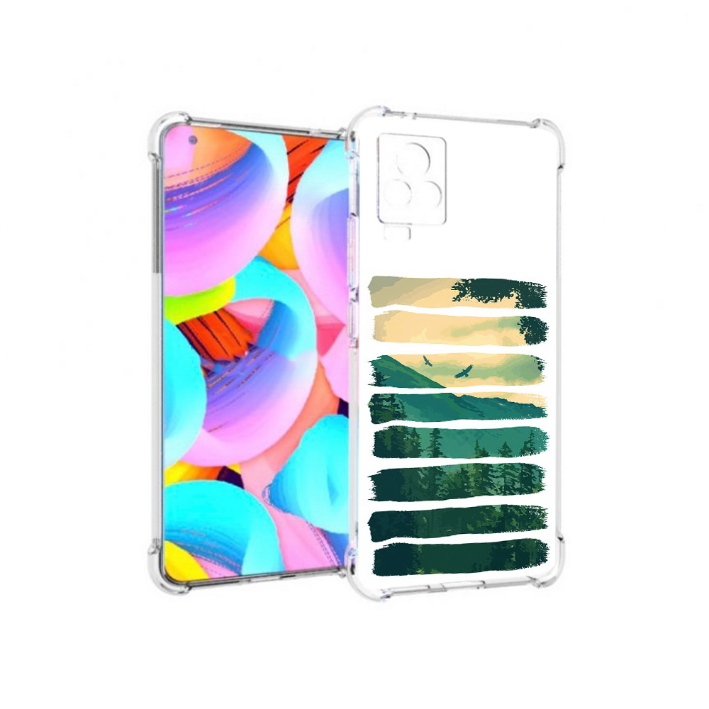 

Чехол MyPads Tocco для Vivo IQOO 7 Лесная чаща (PT226958.415.107), Прозрачный, Tocco