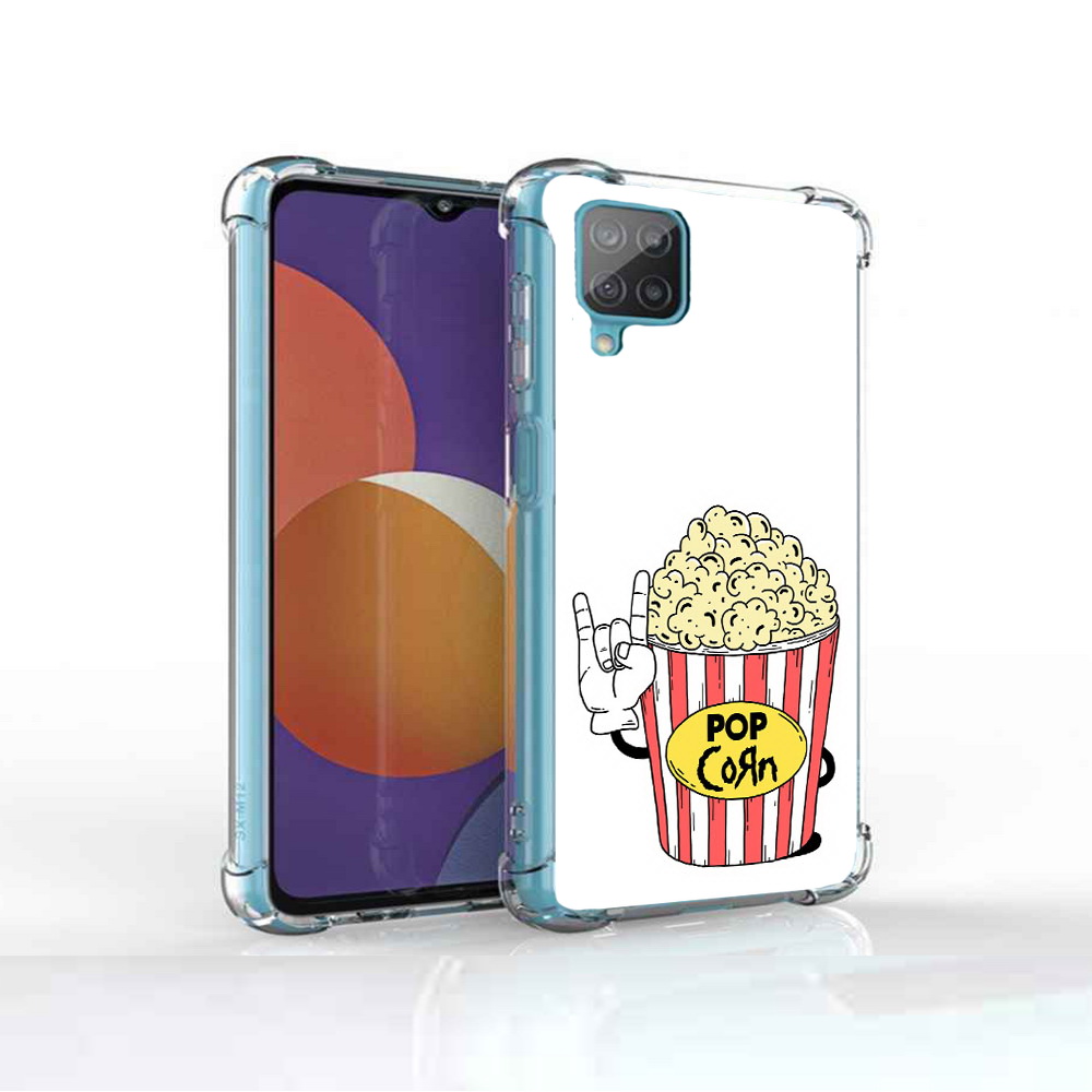 

Чехол MyPads Tocco для Samsung Galaxy M12 крутой попкорн (PT226930.536.427), Прозрачный, Tocco