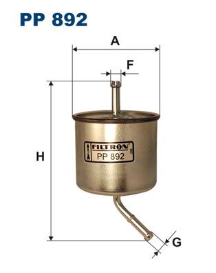 

Фильтр топливный FILTRON PP892