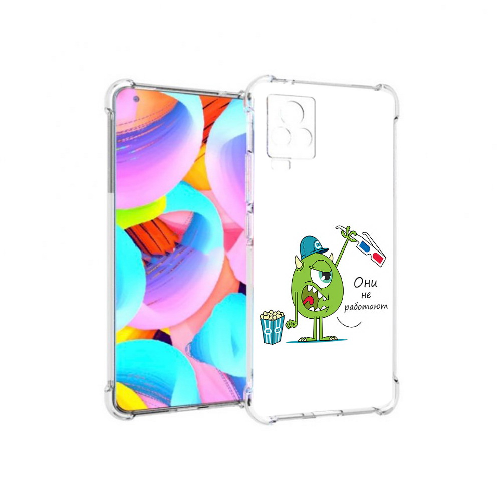 

Чехол MyPads Tocco для Vivo IQOO 7 Очки не работают (PT226958.415.129), Прозрачный, Tocco