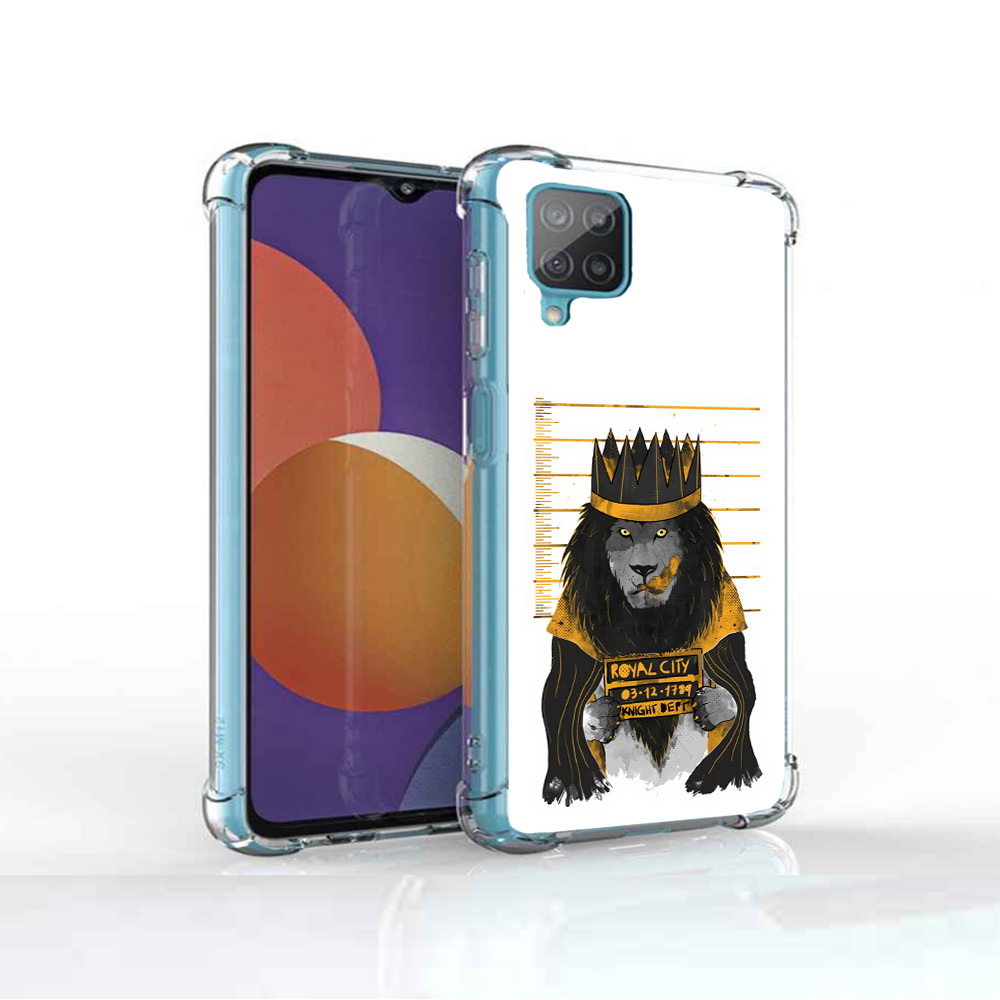 

Чехол MyPads Tocco для Samsung Galaxy M12 лев в законе (PT226930.536.435), Прозрачный, Tocco