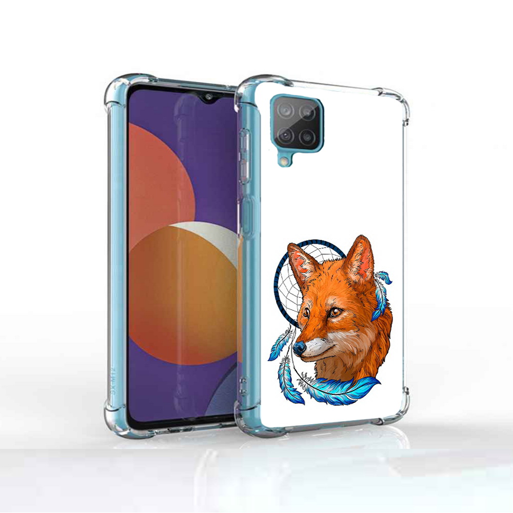 

Чехол MyPads Tocco для Samsung Galaxy M12 лиса и ловец снов (PT226930.536.438), Прозрачный, Tocco