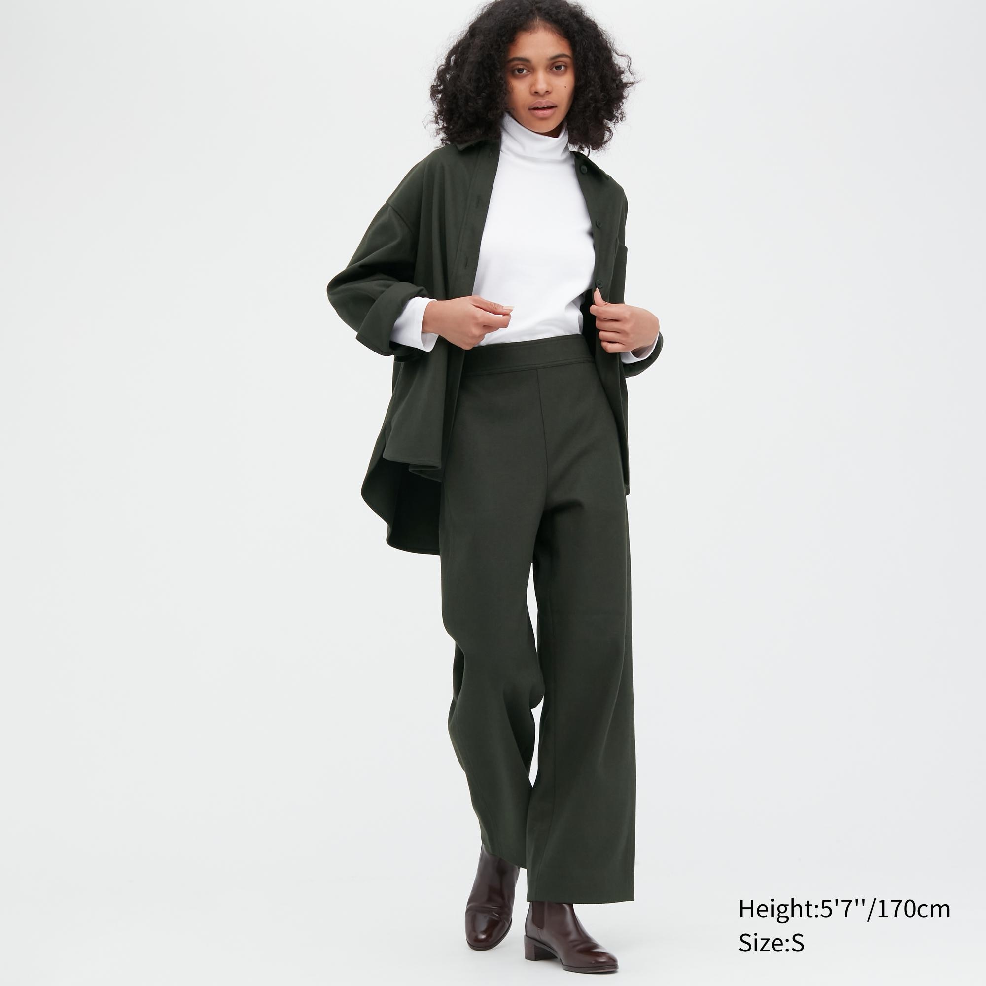 Брюки женские UNIQLO 452181COL59 зеленые XS (доставка из-за рубежа)