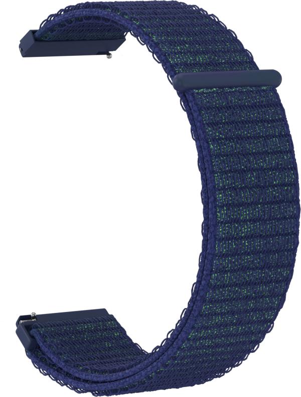 

Ремешок нейлоновый GSMIN Woven Nylon 22 для Huawei Watch GT 2e (Темно-синий), Белый;разноцветный