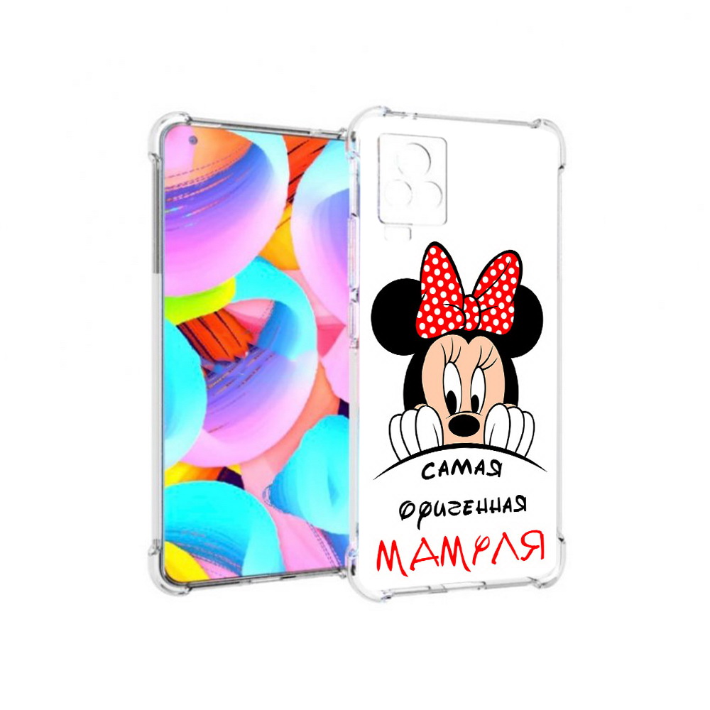 

Чехол MyPads Tocco для Vivo IQOO 7 Самая лучшая мамуля Мини Маус (PT226958.415.152), Прозрачный, Tocco