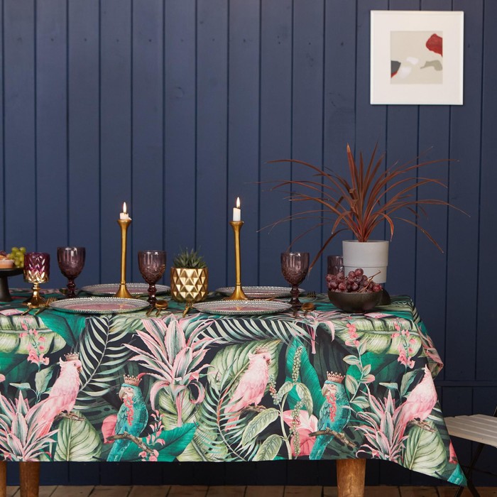 

Скатерть "Этель" Tropical parrots 149х220см, 100% хл, саржа 190 г/м2, Разноцветный, Tropical parrots