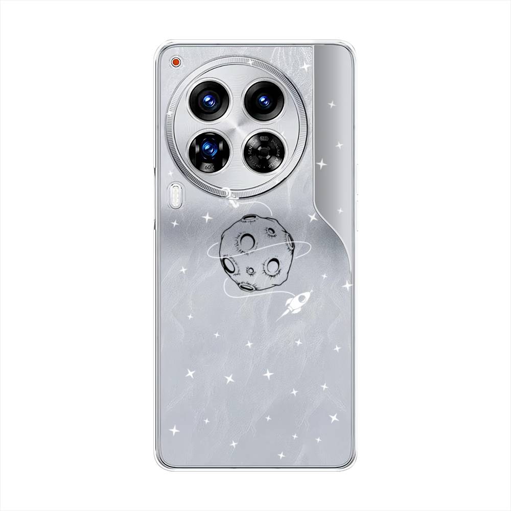 

Силиконовый чехол "Полет вокруг луны" на Tecno Camon 30 Premier, Прозрачный, 305450-1