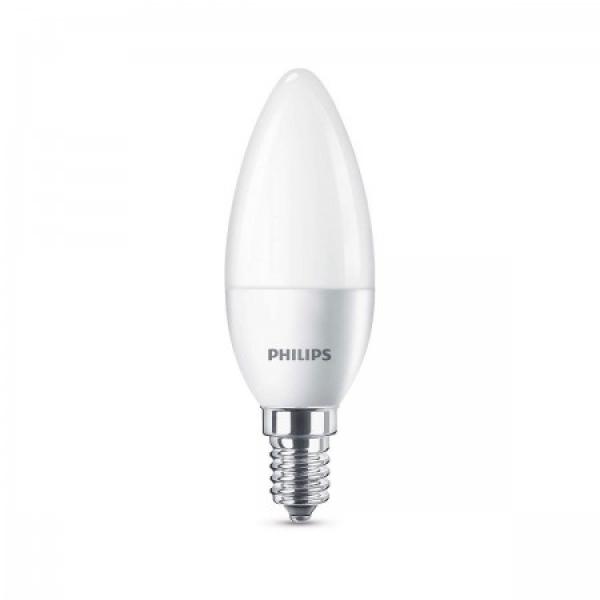 

Светодиодная лампа Philips E14 6500K (холодный) 5 Вт (40 Вт), 871951431260900