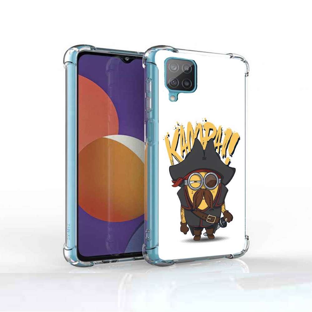 

Чехол MyPads Tocco для Samsung Galaxy M12 миньон пират (PT226930.536.476), Прозрачный, Tocco