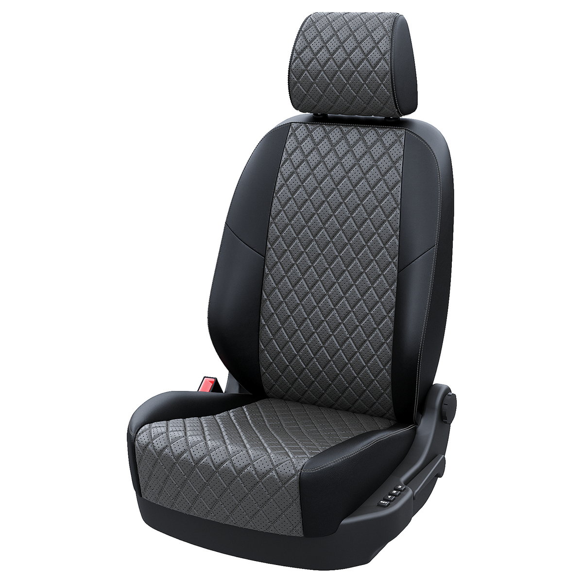 

Чехлы на сиденья Автодруг для Geely Coolray A1018DS2090 Экокожа ромб Черный Темно-Серый, Серый;черный, A1018