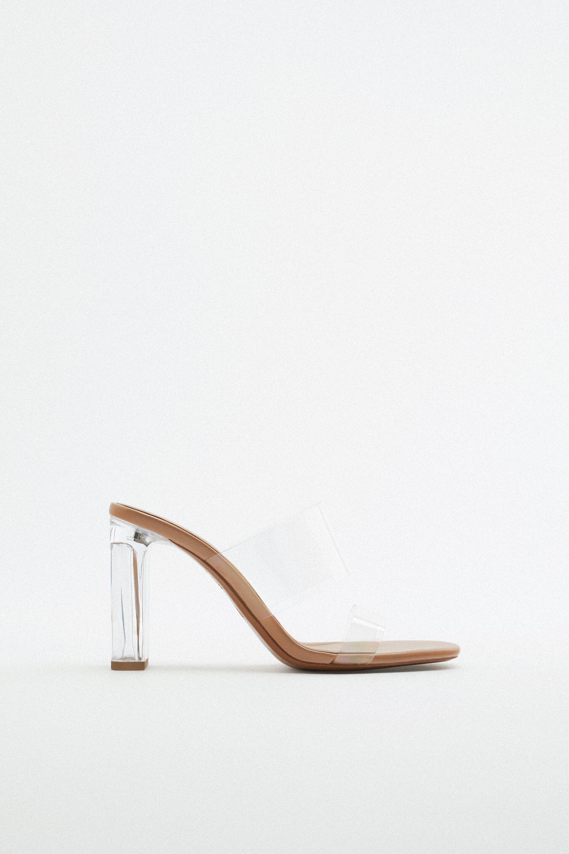 

Шлепанцы женские ZARA 232529 бежевые 39 RU (доставка из-за рубежа), 232529