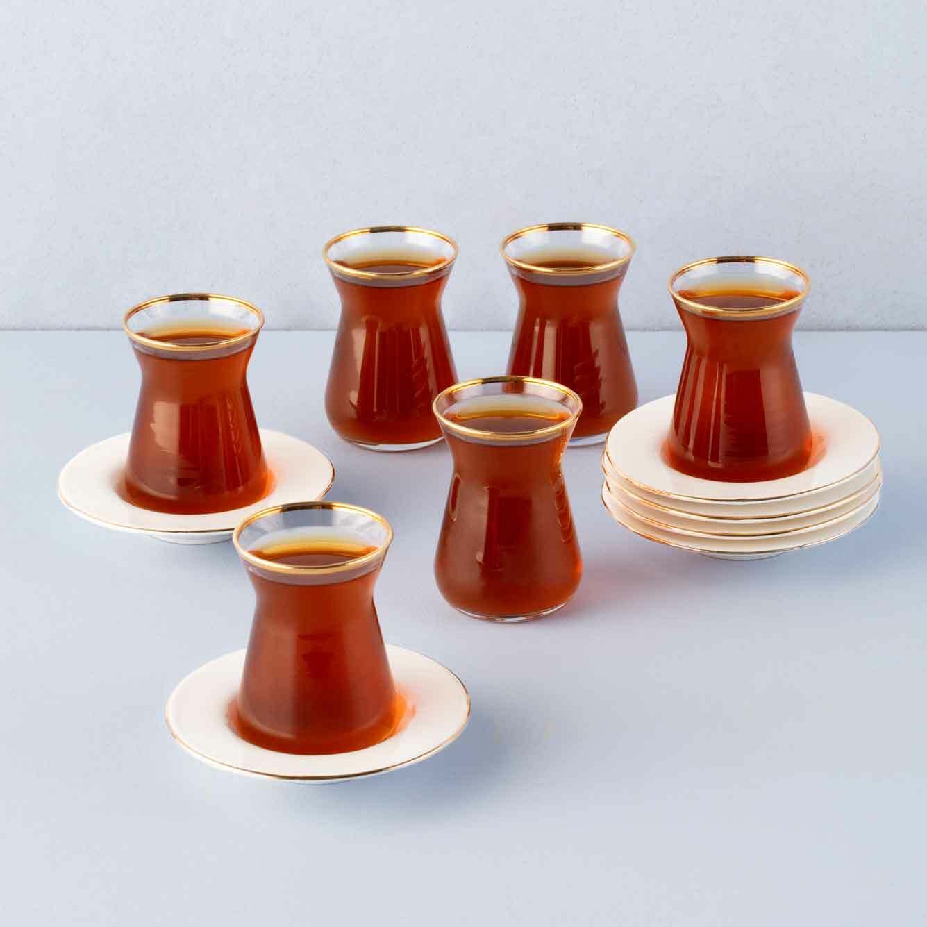 Турецкие стаканы для чая армуды Bella Maison, Allure 6 шт