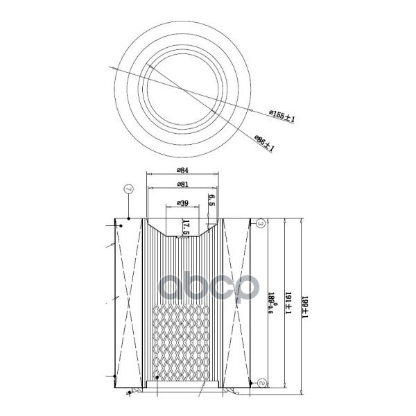 фото Фильтр воздушный doubleforce md620563 / mr239466 / mr323949 double force арт. dfa16148